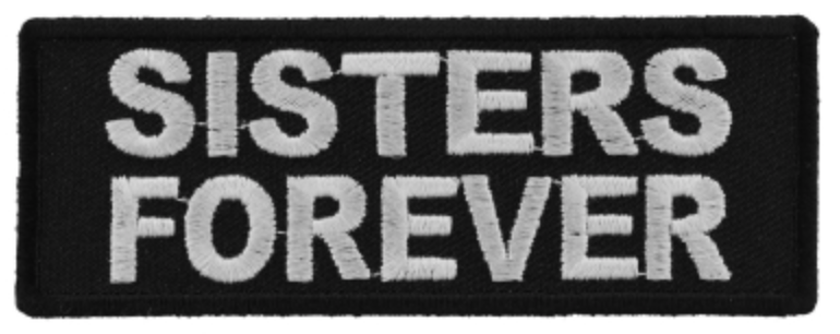 Sisters Forever Iron on Morale Patch